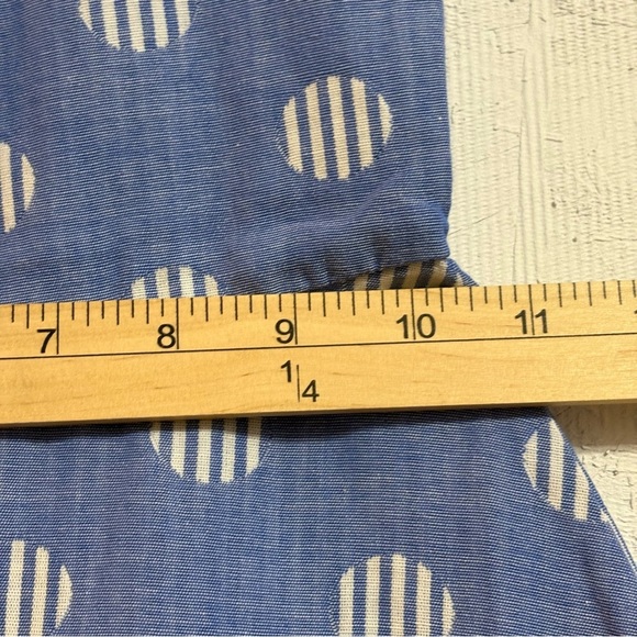Genuine Kids Oshkosh Blue Polka Dot Sundress Denim 3T Blue and White stripes - Picture 5 of 8